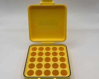 3ml Vial Storage Box – 25 Vial PETG Organizer with TPU Gasket