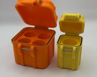 10ml Vial Storage - Durable PETG and TPU85a Seal - Multiple Sizes and Colors