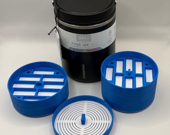 3D Printed PETG Inserts for 32oz Hydrapeak – Flat Vial Storage System