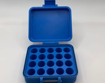 3ml Vial Storage Box – Many Sizes & Colors - Durable PETG Organizer with TPU Gasket