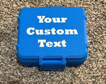 PERSONALIZED 3ml vial PEPTIDE case – Holds 3mL Vials - MANY Sizes - includes airtight gasket