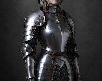 Gothic Knight-pantser – middeleeuwse stalen plaat, draagbaar cosplaykostuum