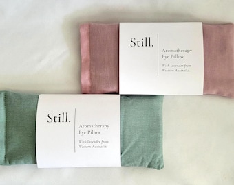 Lavender Weighted Eye Pillow | Soft Aromatherapy Cotton Eye Mask | Handmade in Australia