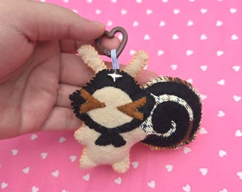 Ninja snail felt plush