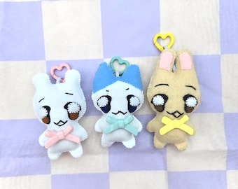 Chiikawa felt plush charms