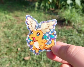 Mega Dragonite prismatic sticker