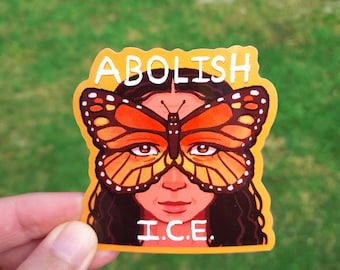 Abolish ICE vinyl sticker