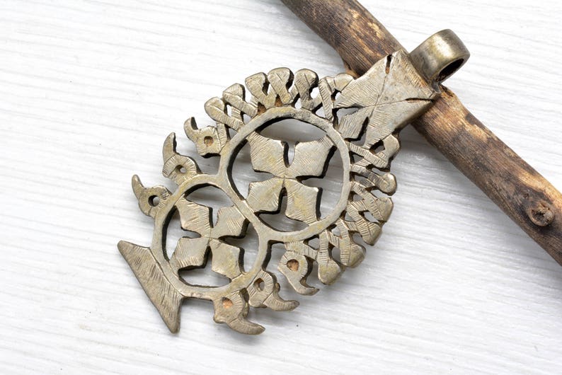 Hand made Ethiopian Silver Pendant
