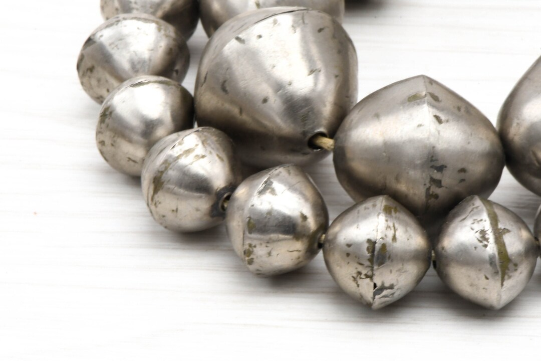 African Silver Beads Silver Beads african Beads Wholesale Etsy