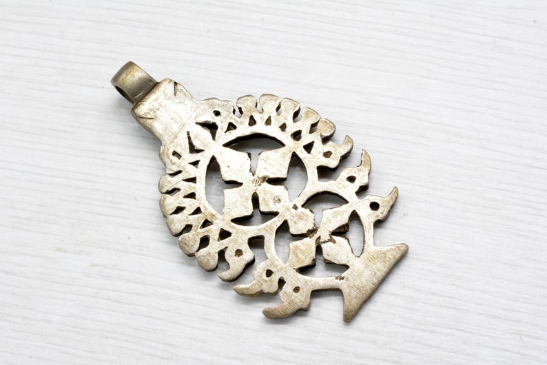 Hand made Ethiopian Silver Pendant