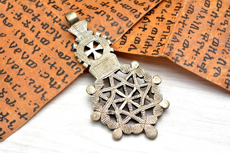 Hand made Ethiopian Silver Pendant