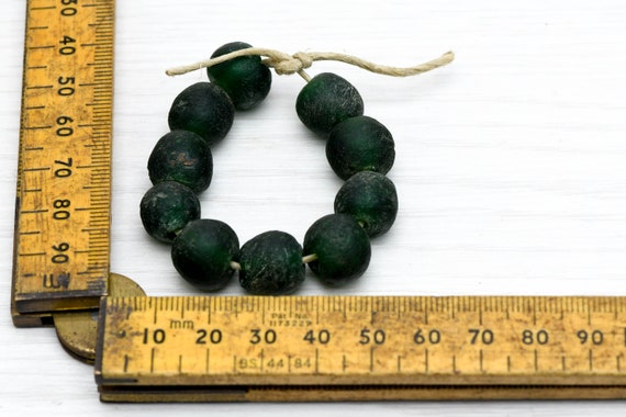 Old Rustic bicone Beads hole 1mm Jewelry Supplies 7 x 11mm silver Beads