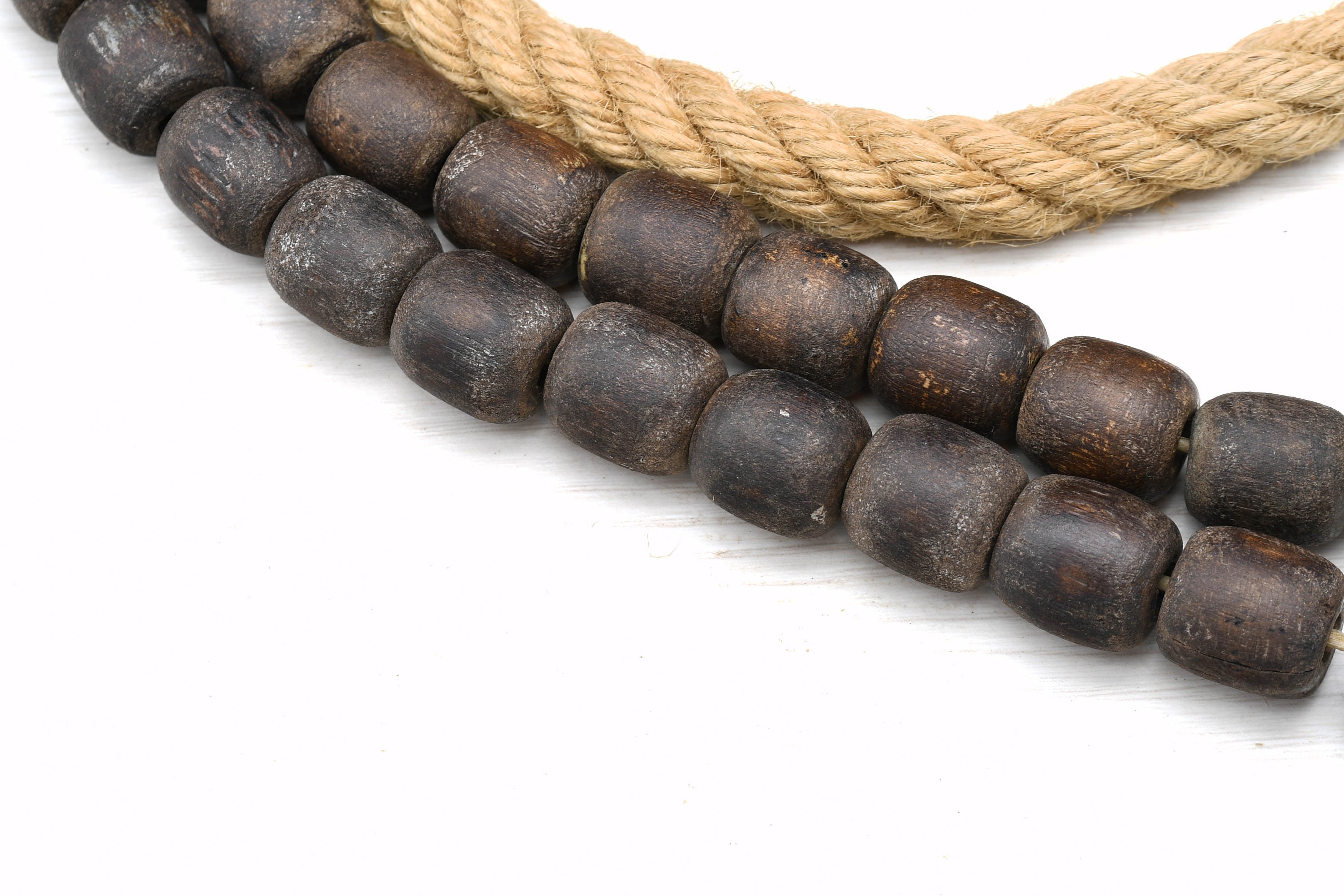 50 Vintage Wooden beads old beads African Beads wood Beads Etsy