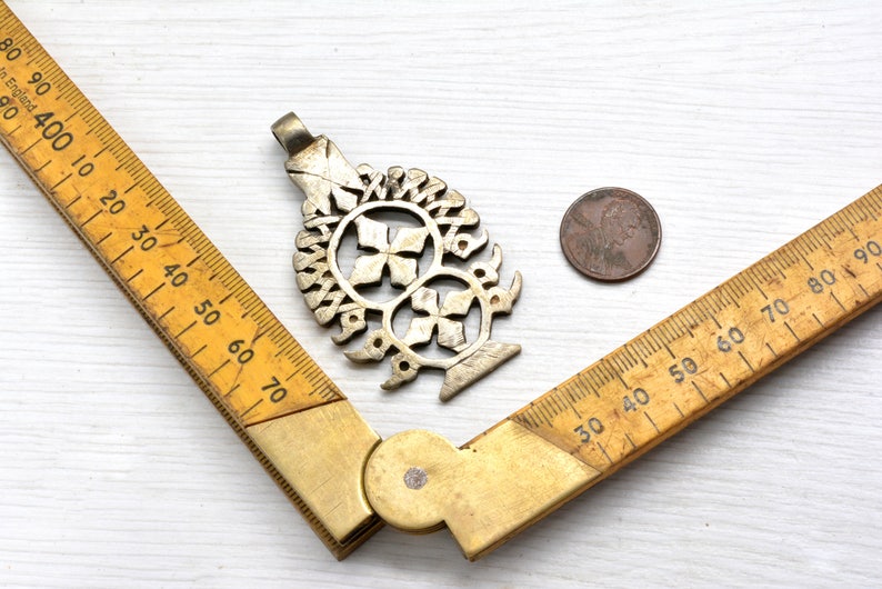 Hand made Ethiopian Silver Pendant