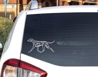 Rhodesian Ridgeback Vinyl Decal - Show Trot