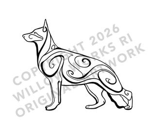 German Shepherd Decal