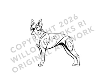 Boston Terrier Decal