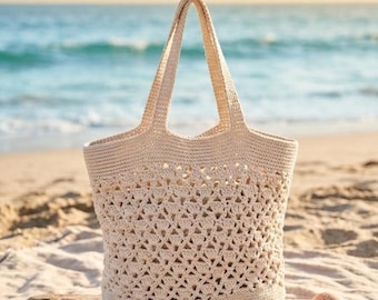 Crochet Bag Pattern PDF | Tote Bag Pattern | Crochet Tote Bag | Market Bag | Crochet Handbag | Shoulder Bag Pattern | Beginner Crochet