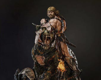 He-Man 3D Statue - (Alle Steuern inbegriffen)
