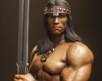 Conan 3D Statue - (Alle Steuern inbegriffen)