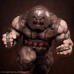 Juggernaut - X-men 3D-staty - (Alla skatter ingår)