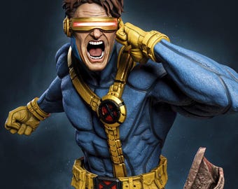 Cyclops - X-men 3D Statue - (Alle Steuern inbegriffen)