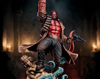 Hellboy 3D Statue - (Alle Steuern inbegriffen)