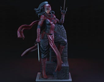 Elektra Natchios 3D Statue -