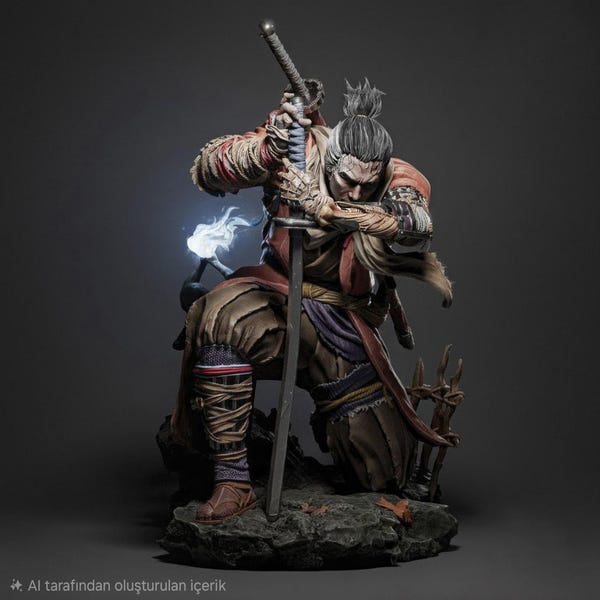 Estátua 3D de Sekiro - (Todos os impostos incluídos)