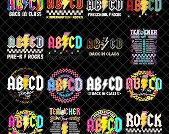 ABCD Teacher Tour Png, RetroTeacher Png ,Back To School Png, End of Year Png,Teacher Gift,Kindergarten,educator, abcd teacher shirt
