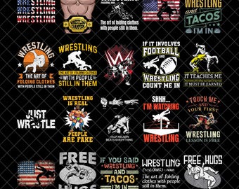 Bundle Wrestling Beach Png , Wrestle Png, Wrestles Sport Png, American Wrestling Png, Sport Sublimation Design Png, Digital File