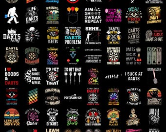 Darts PNG Bundle, Dart Zitate Png, Dart Spieler Png, Dart Brett Png, lustiges Dart Shirt Png, Dart Shirt Png, Dart Png, Dart Sublimation Designs
