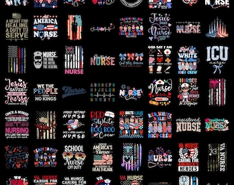 Coquette Nurse 4th of July Png Bundle, Nurse Life USA Png, 4th of July Png, Patriotic Nurse Png, America Nurse Shirt Png Design,Memorial Day