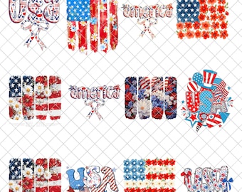 Flower Brushstroke America Flag Png, American Flag Floral Png, 4th July Png Design, Jesus Christian Png, USA Flag, Patriotic Png, Girly png