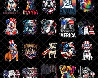 American Bulldog png bundle, USA Flag, American flag png, America png, trendy, Bulldog ,usa png, 4th Of July, America png, Bulldog lover