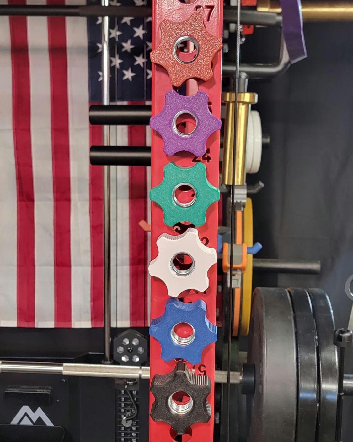 Magnetic Gym Rack The Magnut - Knurled - Gym Hardware - Rack Hardware - MAGNETIC - Carbon ...