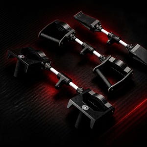 VectorGrip - Bicep/Tricep Cable Attachments - Rotating Handles - Carbon Fiber Infused Composite