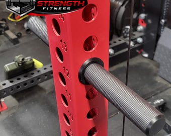 Belt Squat Handles - 7.5in Long - Carbon Fiber Infused Composite - 3x3 Racks