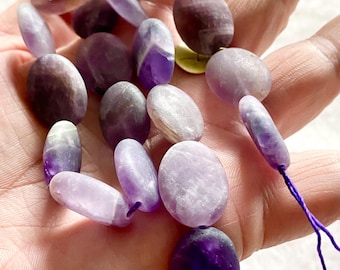 Amethyst Purple Crystal Gemstone Beads for Jewelry Making DIY Crafting Supply
