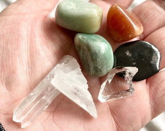 Healing Crystal Set, mixed bag of crystals, home decor