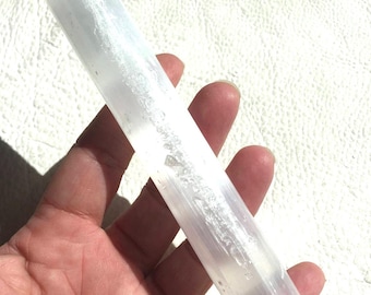 Selenite crystal wand  madsage tool | healing altar stone