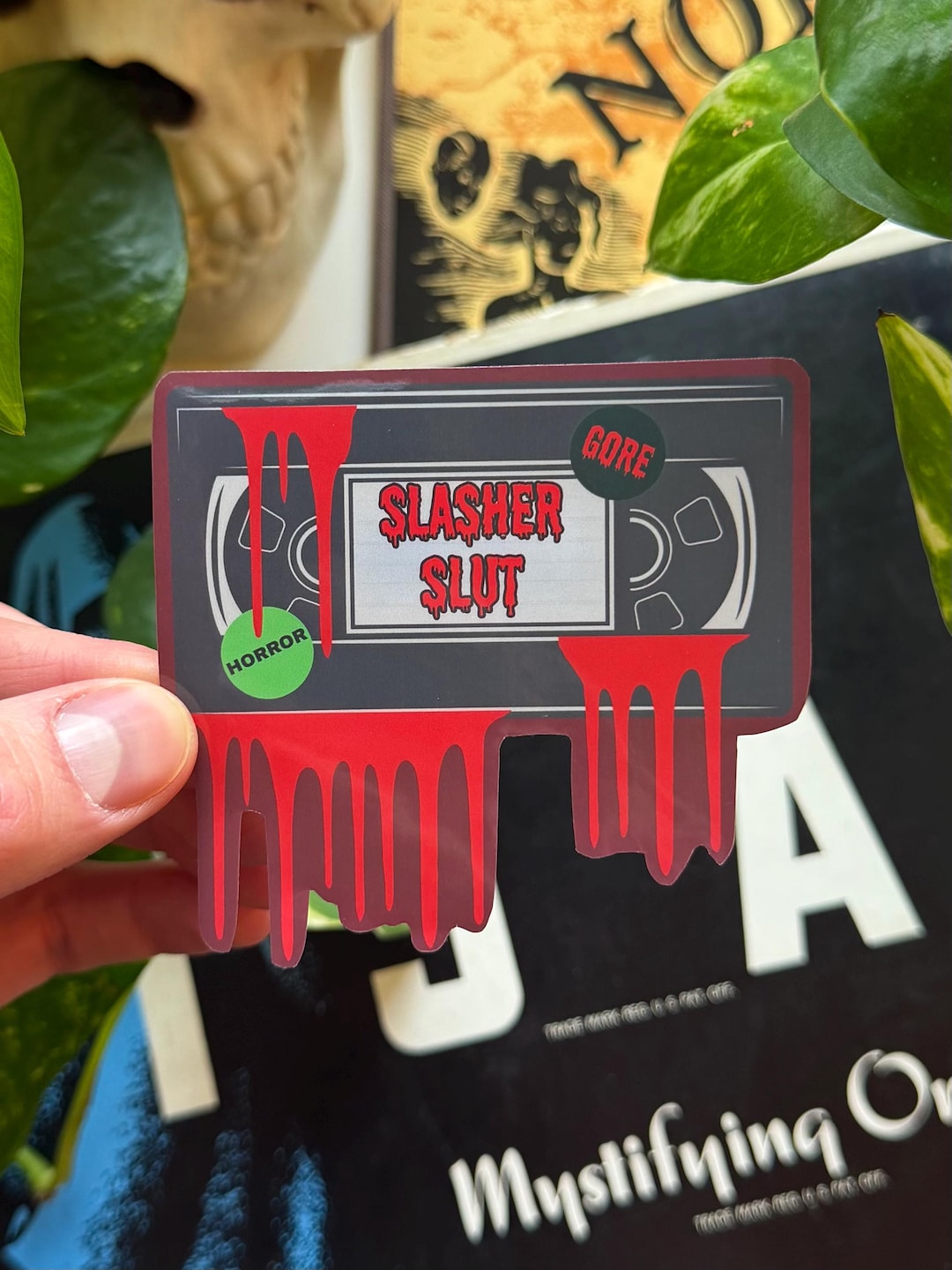 Mini Slasher Sticker Slasher VHS Vinyl Sticker - Horror Movie Lover - Etsy