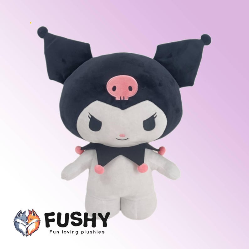 Hello Kitty Kuromi plush, 44cm, with SPH