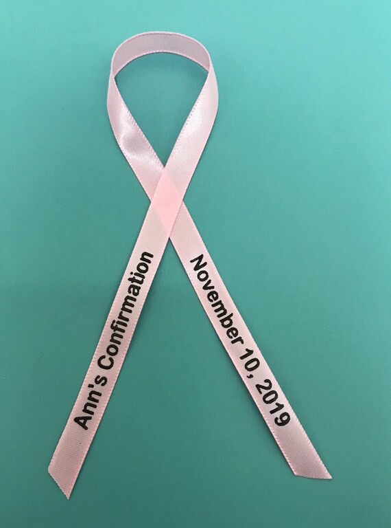 Ribbons with names and dates deals