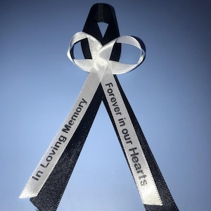 Personalized Awareness Ribbon Pin: Custom Text Memorial Keepsake- double ribbon- pinback