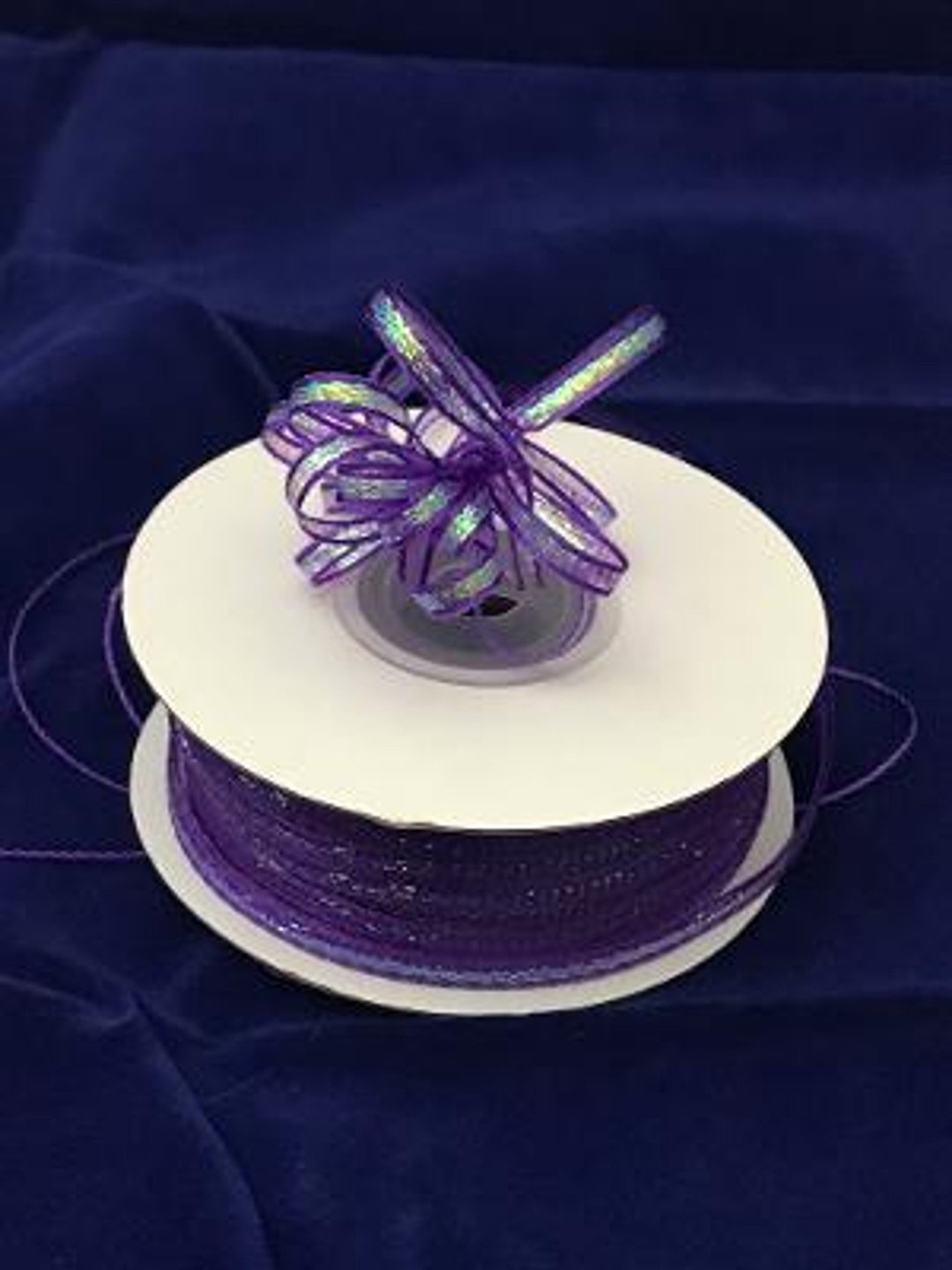 Iridescent Pull String Ribbon: 1/8