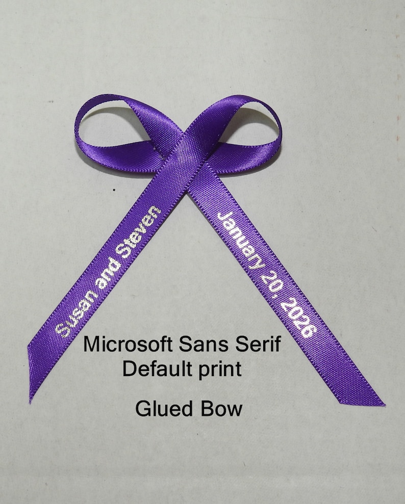 Printed Favor Ribbons Custom print ribbons Personalized ribbons for Favors Imprinted ribbon Party favor ribbons name ribbon-3/8 ribbon image 6