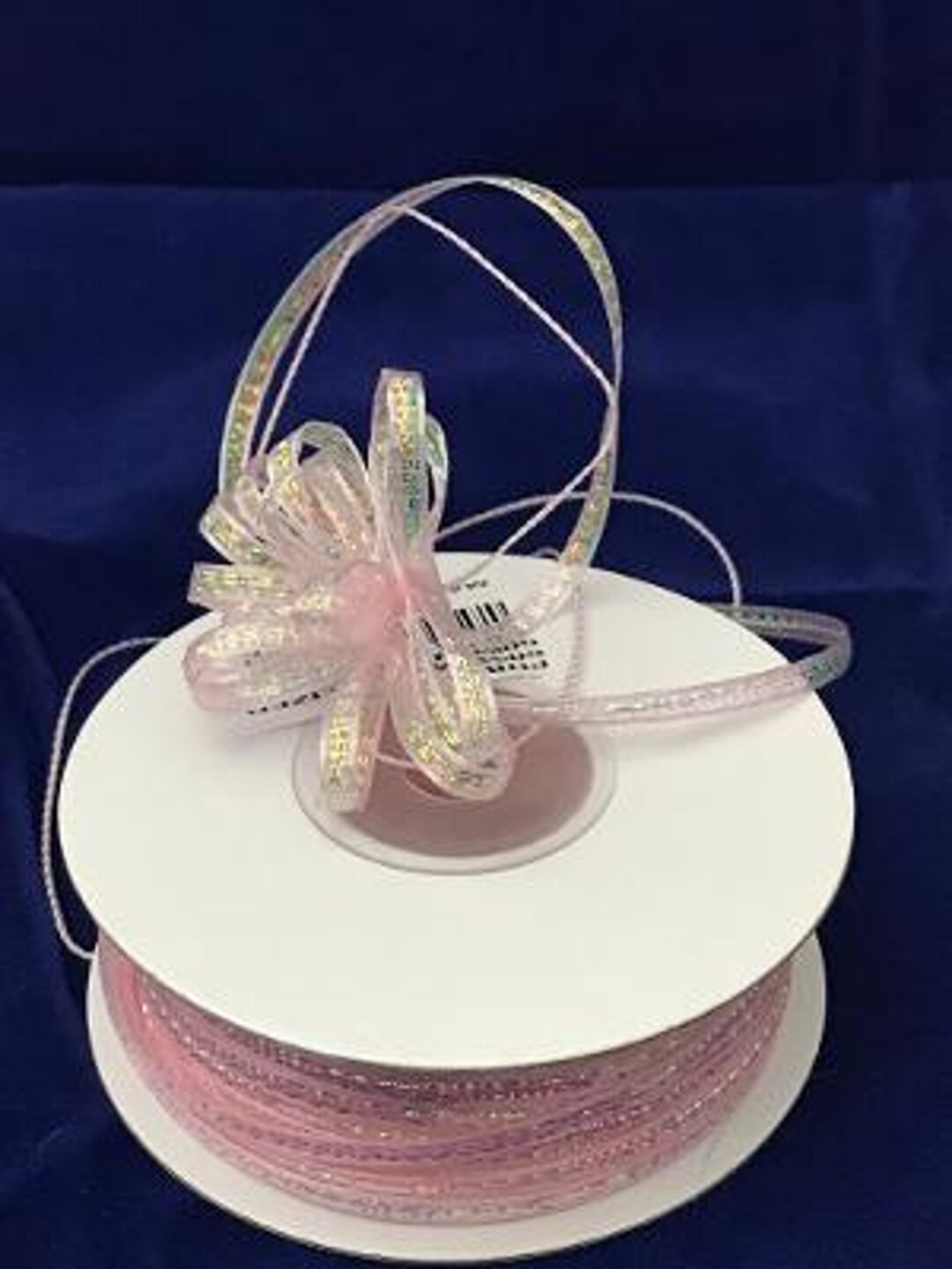 50 Yds 1/8 Pull String Ribbon Iridescent Pull Ribbon Assorted Colors