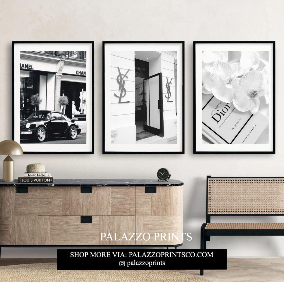 Dior Gucci Chanel Poster Set - Etsy Canada