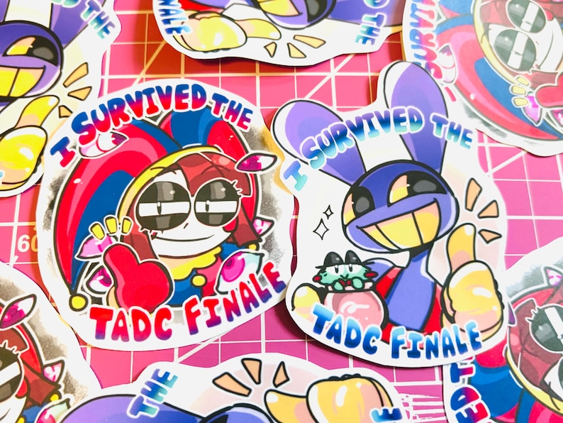 Finaled Sticker I Survived the TADC Finale Vinyl Matte Stickers - Etsy